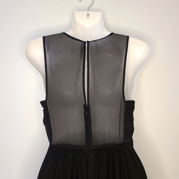 BCBG Black Tulle Dress, Size 0, NWT - Picture 5 of 11